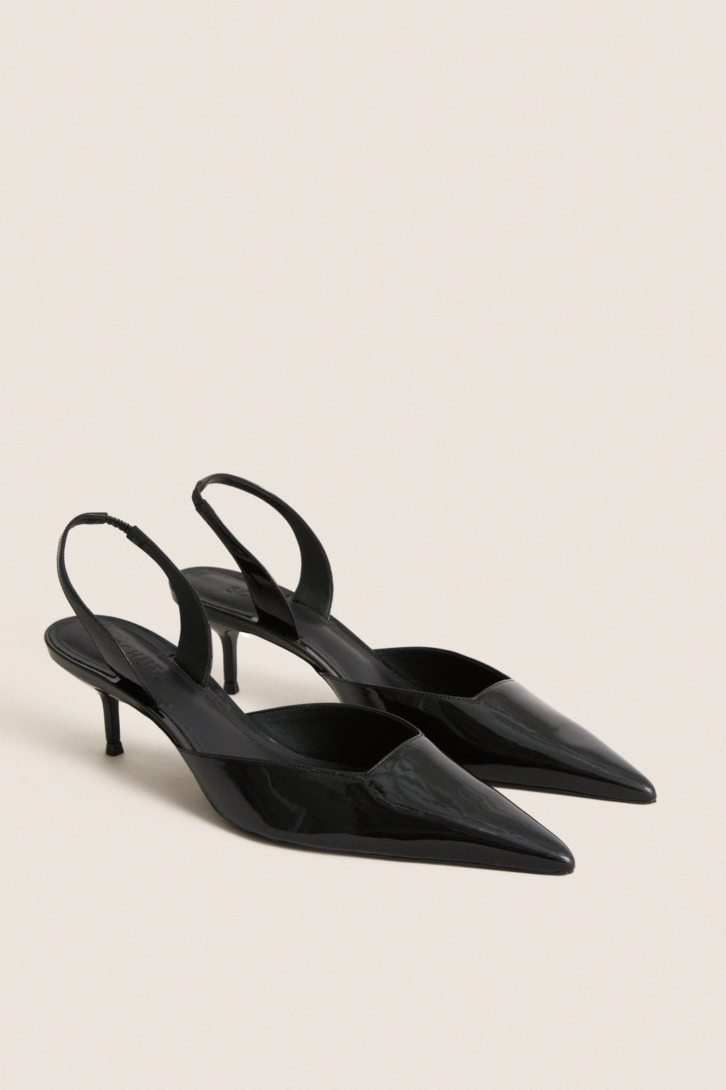 Black Paola Mid Heels