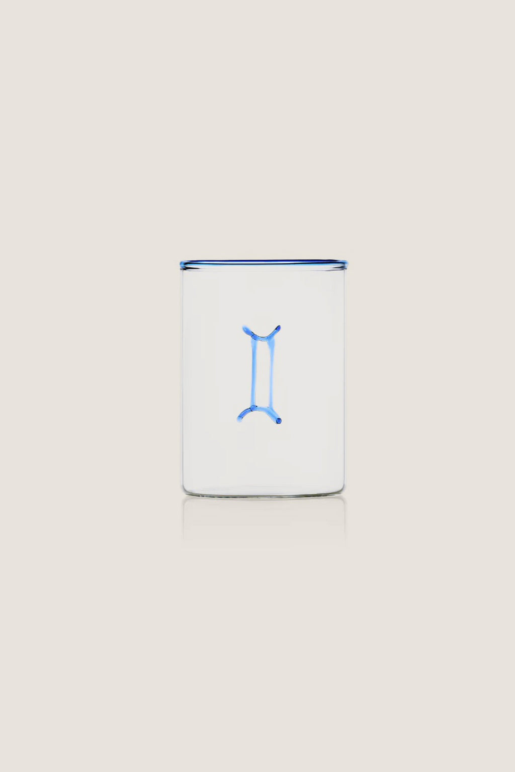 Blue Gemini Lowball Glass (Set of 2)