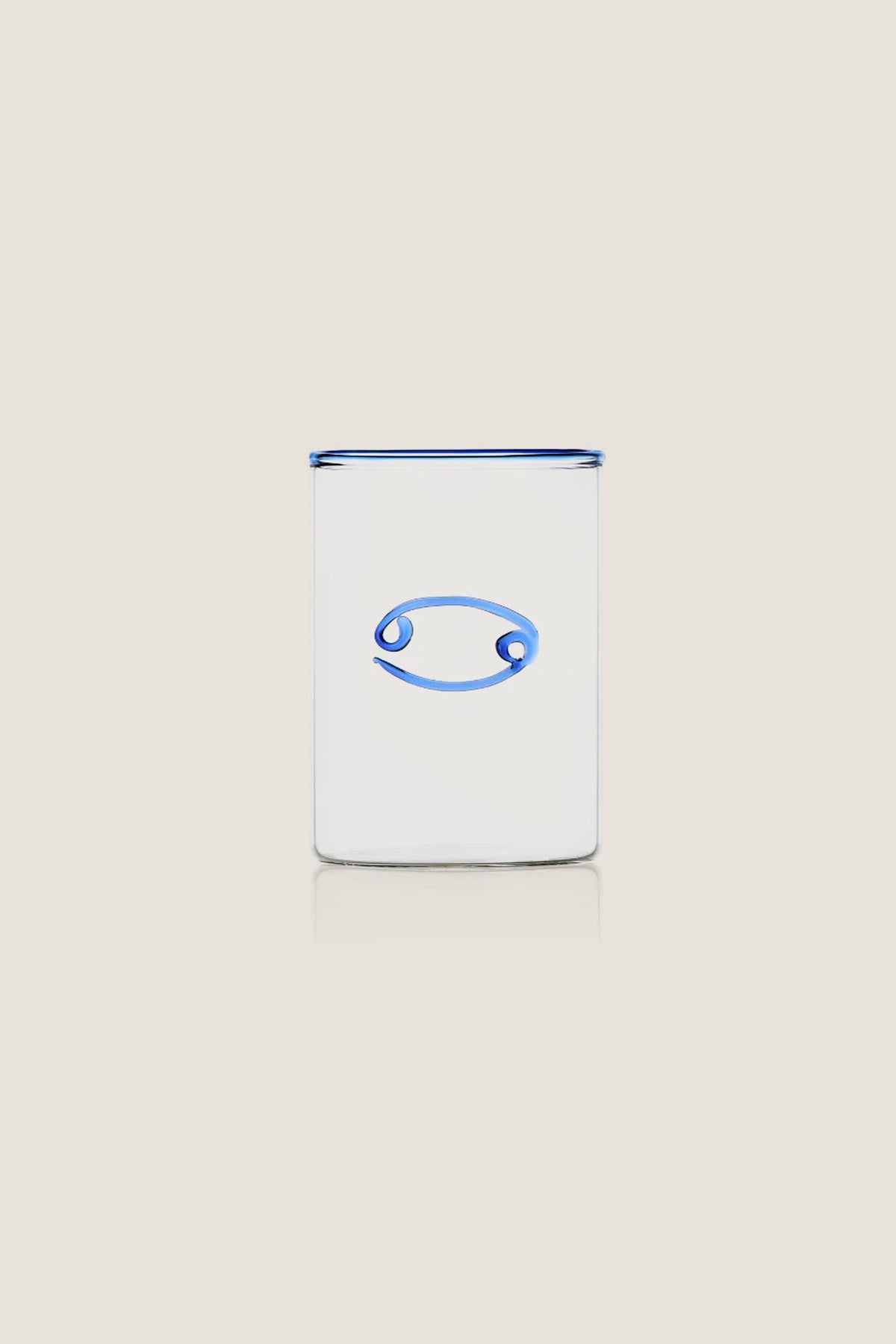Blue Cancer Lowball Glass (Set of 2)