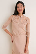Almond Talia Lace Cardigan