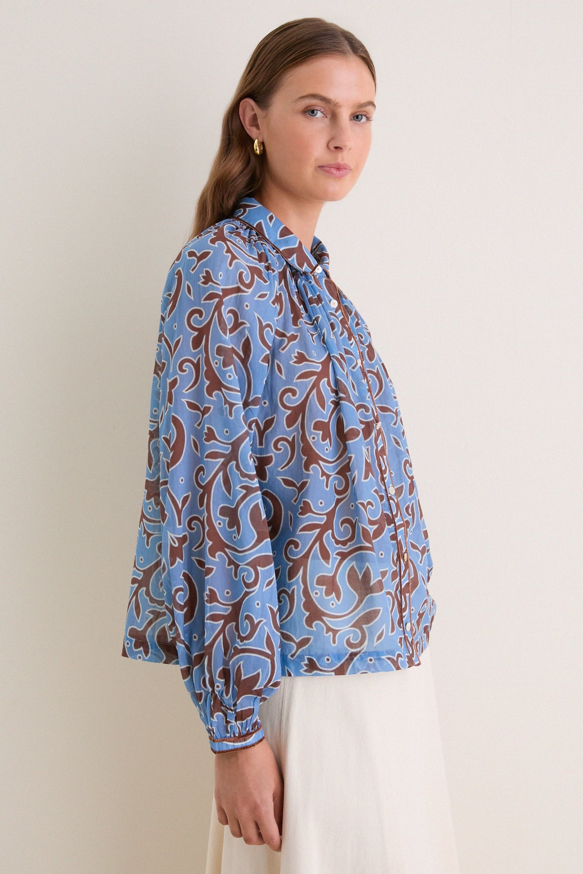 Autumn Vine Blue Alice Top