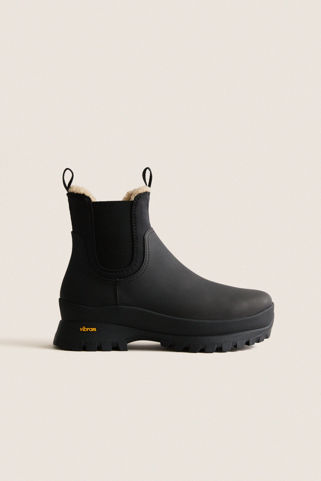 Black Shearling Tara Boots