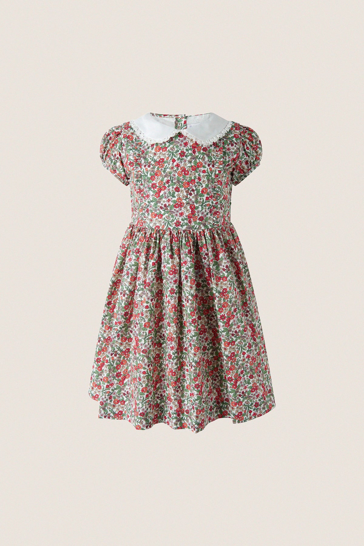 Botanical Frill Front Dress