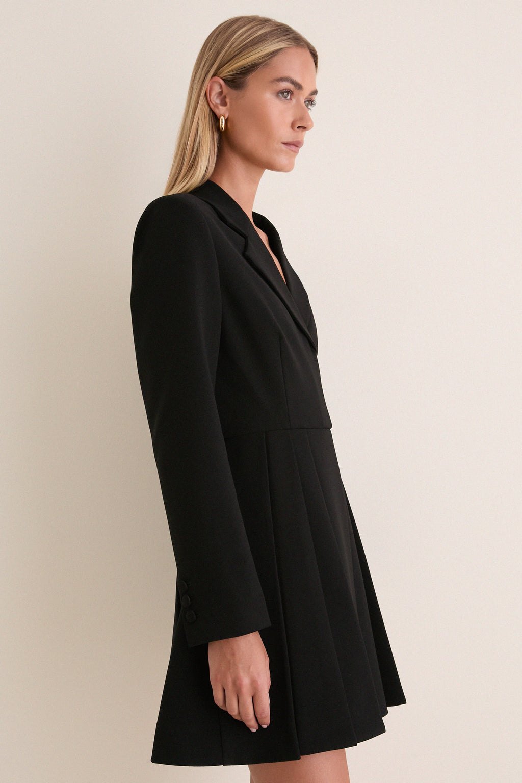 Black Aria Blazer Dress