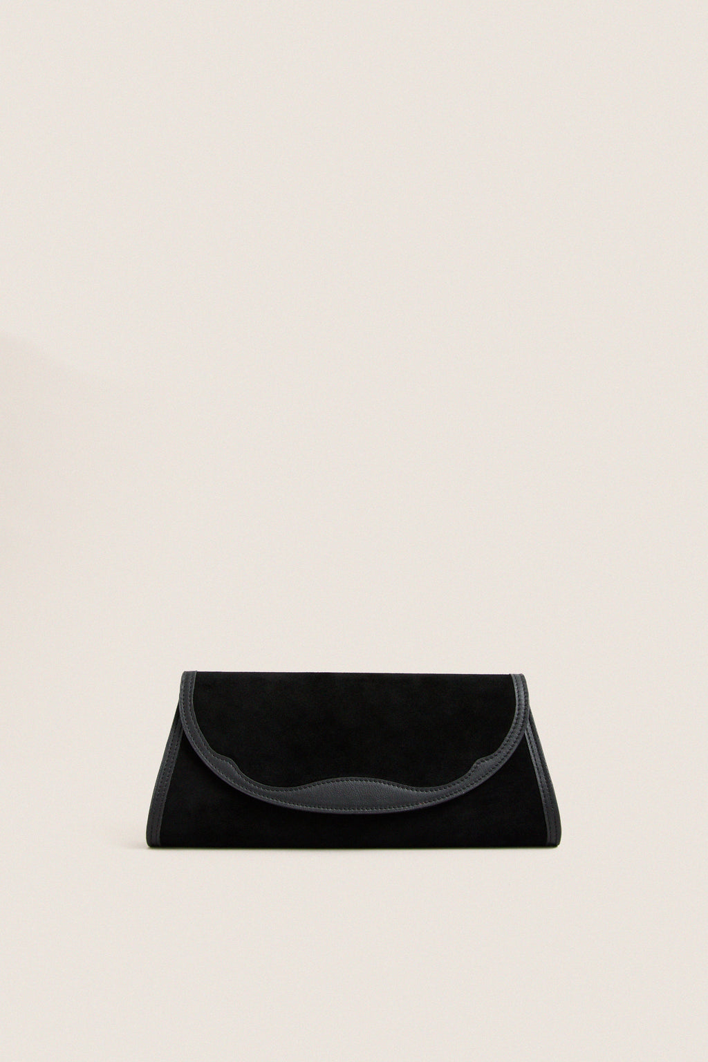 Black Western Trim Opera Clutch