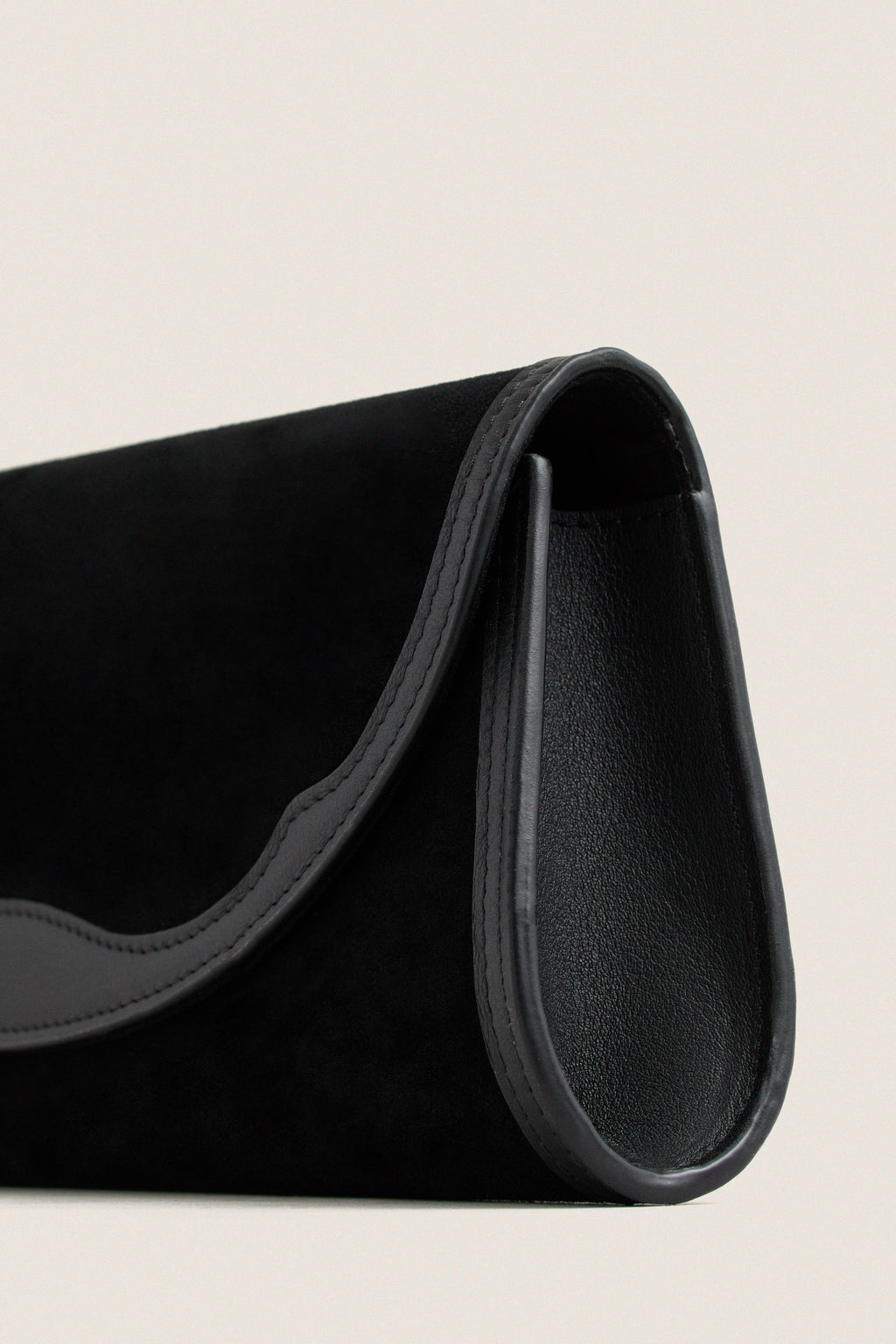 Black Western Trim Opera Clutch