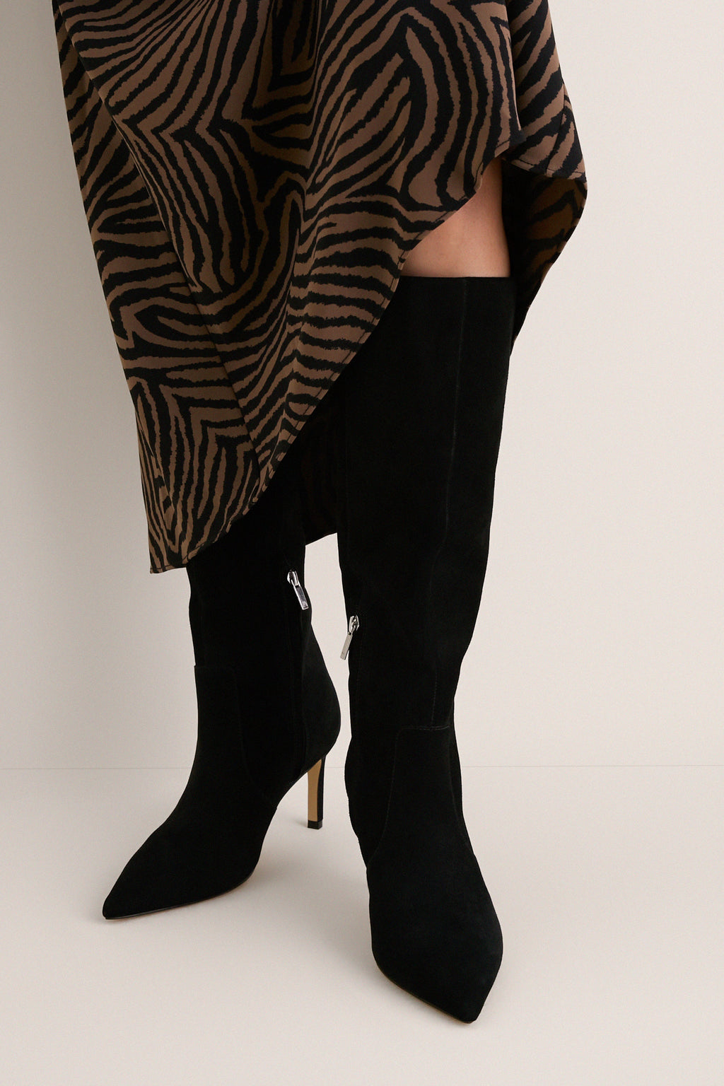 Black Suede Callena Boots