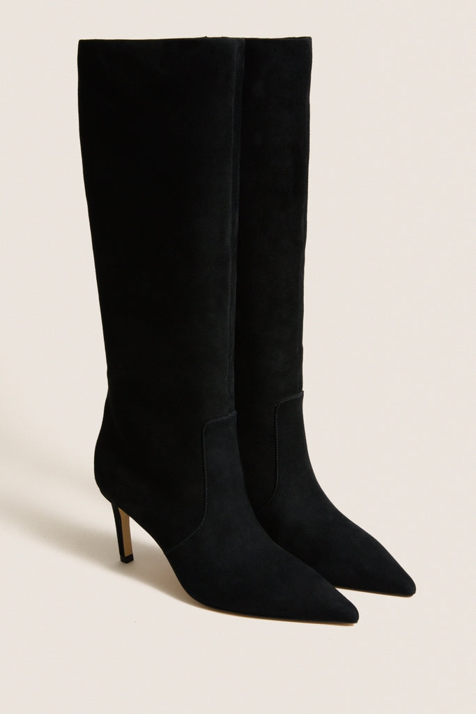 Black Suede Callena Boots