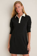 Black Knit Ilona Rugby Dress