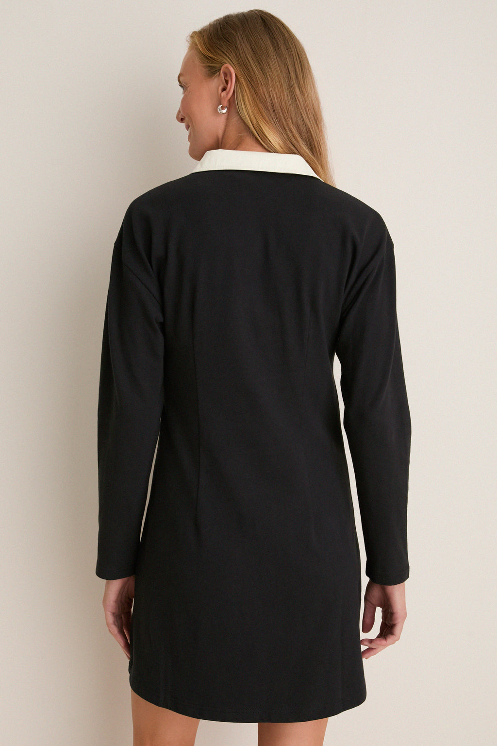 Black Knit Ilona Rugby Dress