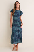 Blue Winterberry Clare Dress
