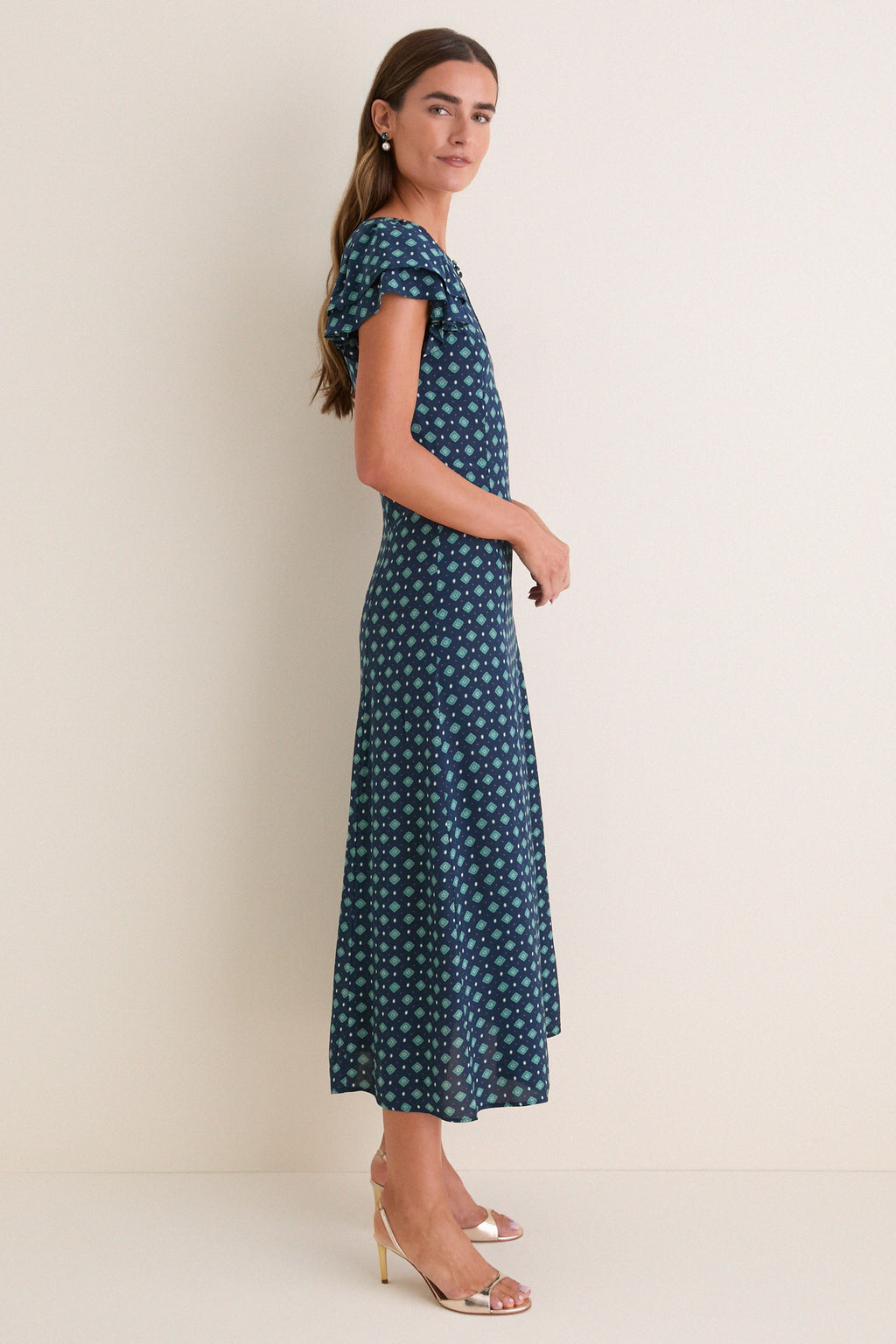 Blue Winterberry Clare Dress