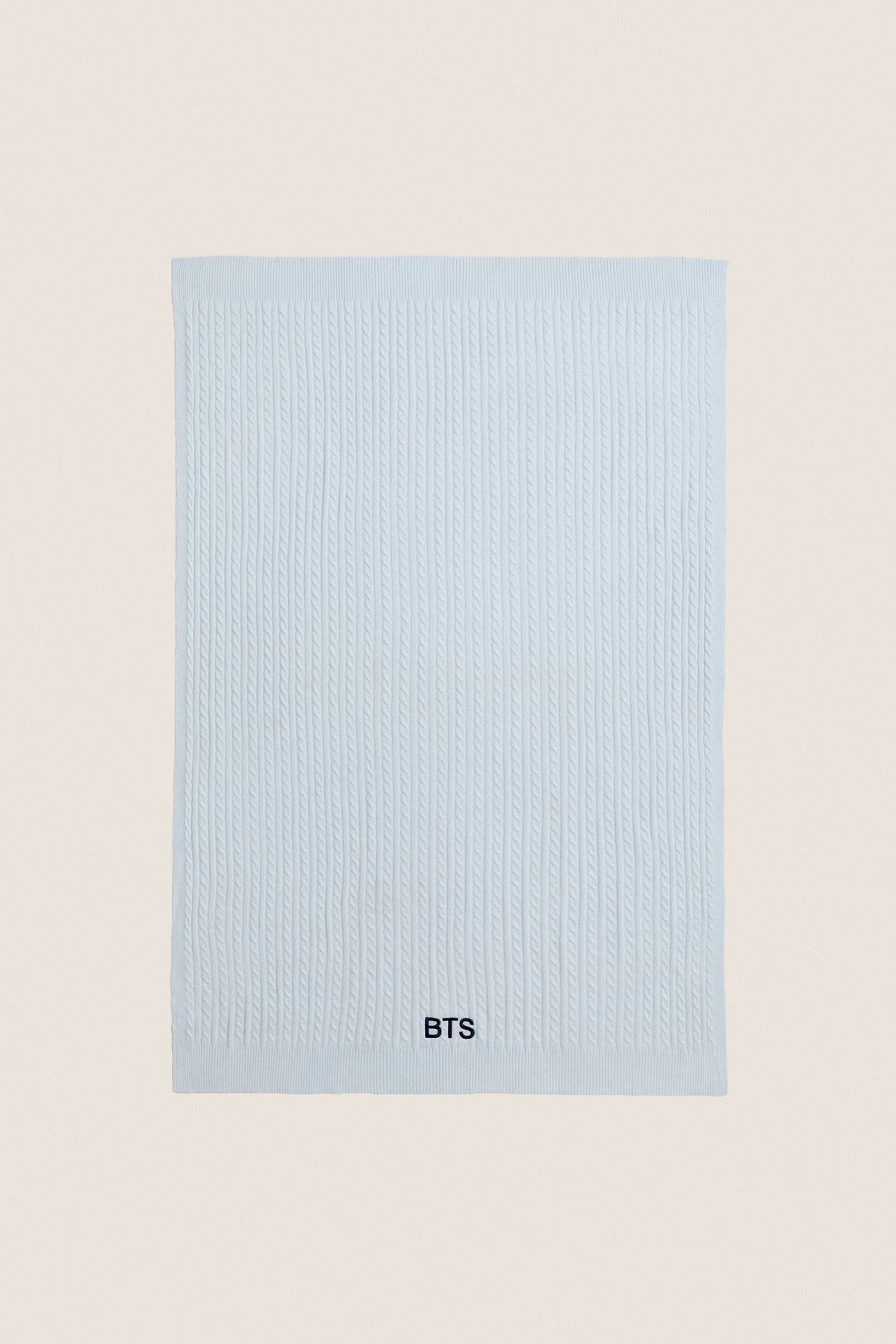Blue Cashmere Baby Blanket