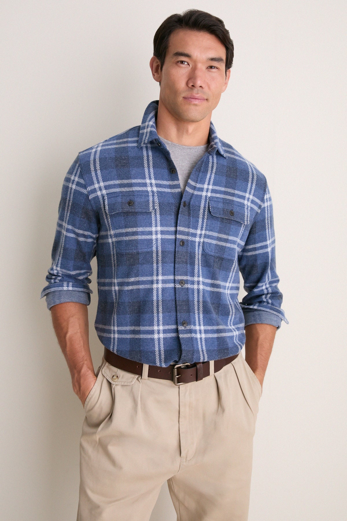 Blue Ridge Plaid Legend Sweater Shirt