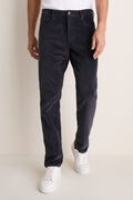 Abyss Navy Stretch Terry Corduroy 5 Pocket
