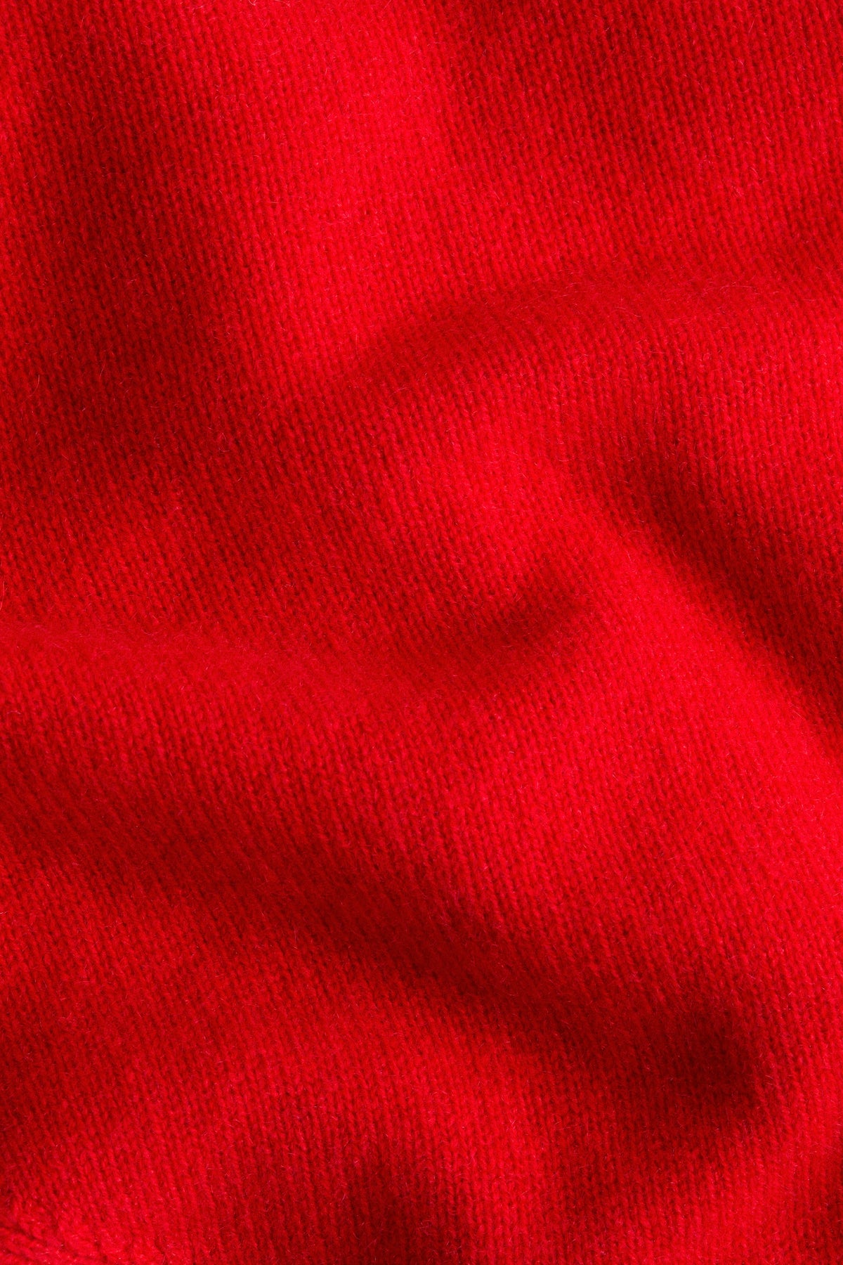 Apple Red Cashmere Triangle Scarf
