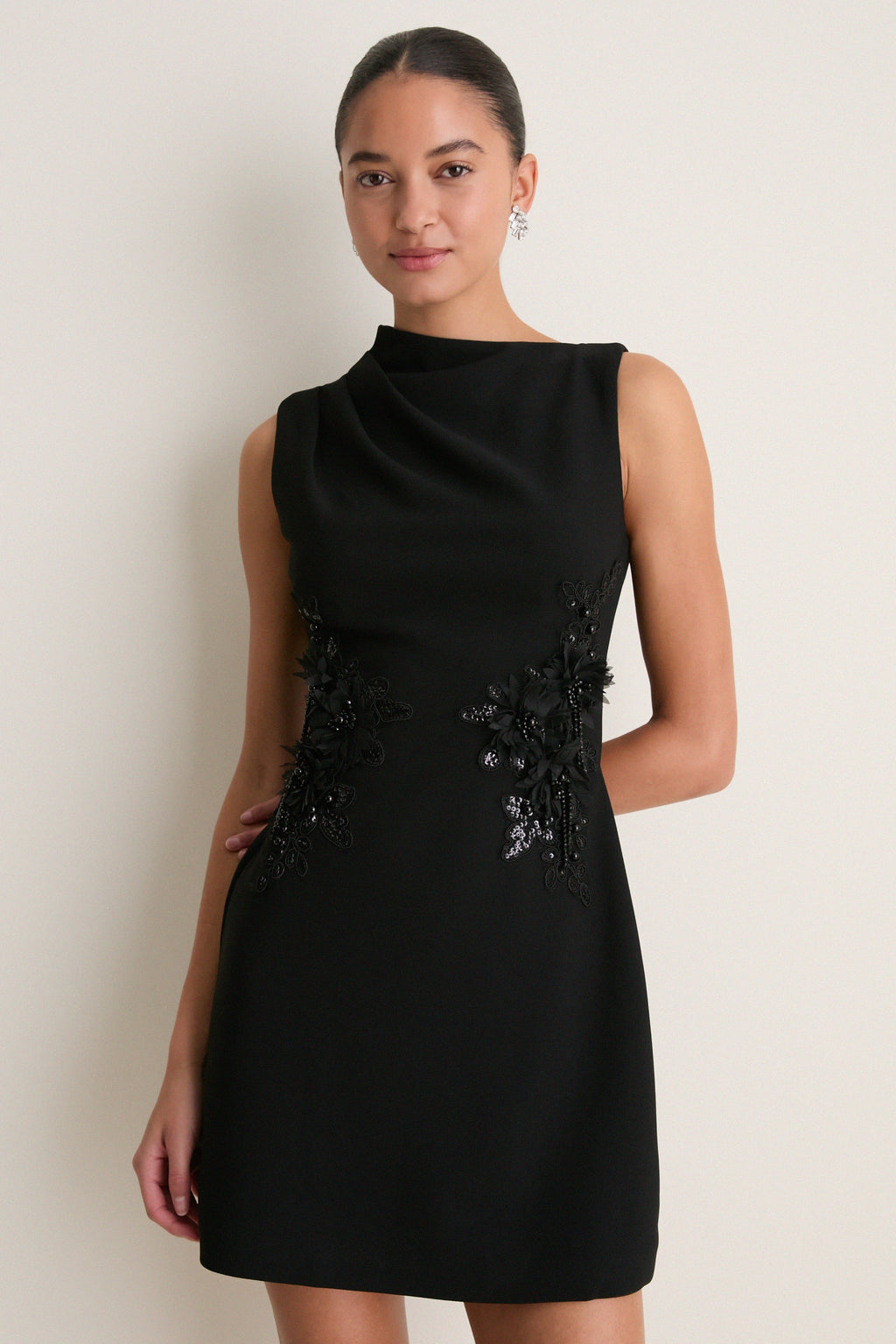 Black Zinelle Mini Dress