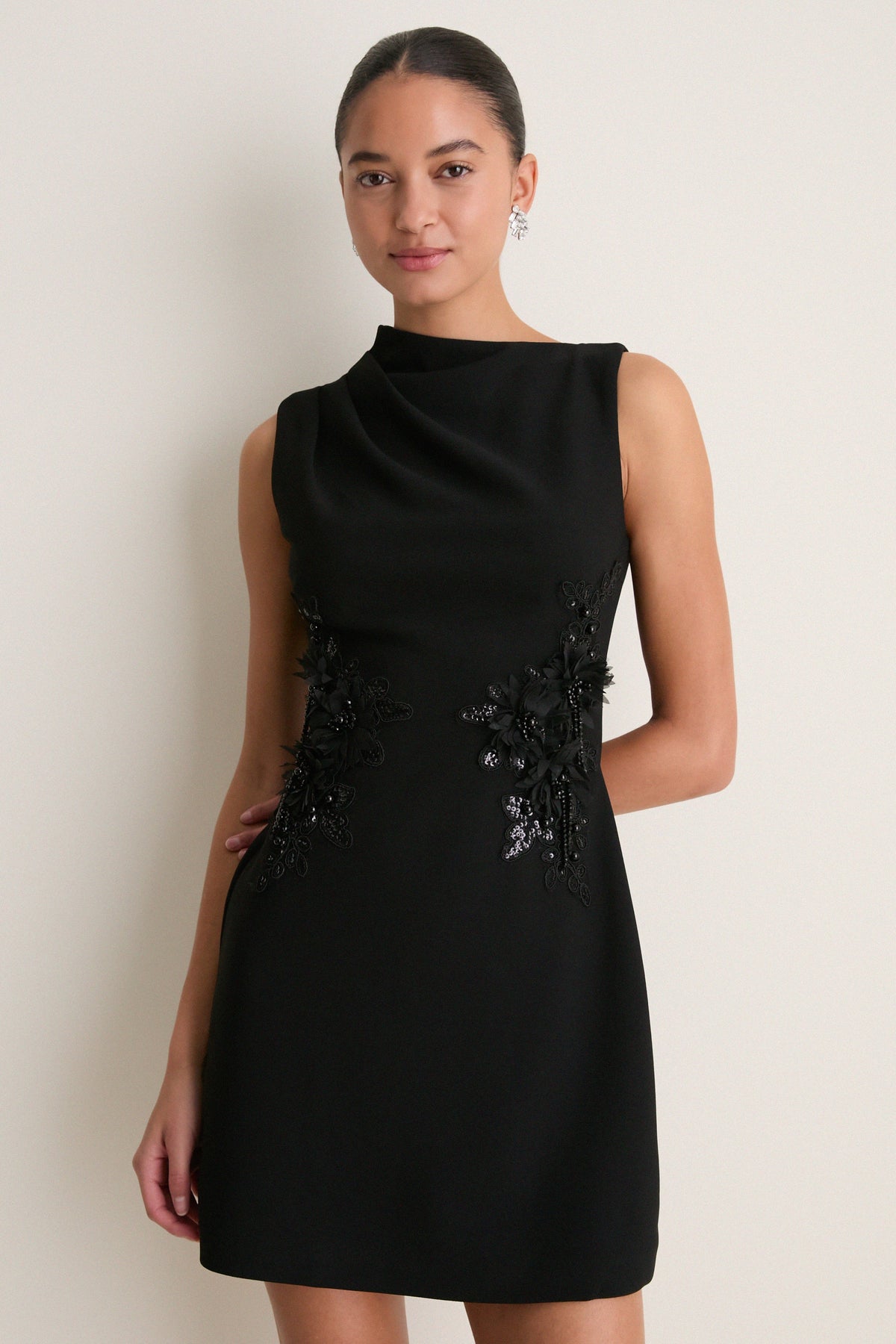 Black Zinelle Mini Dress