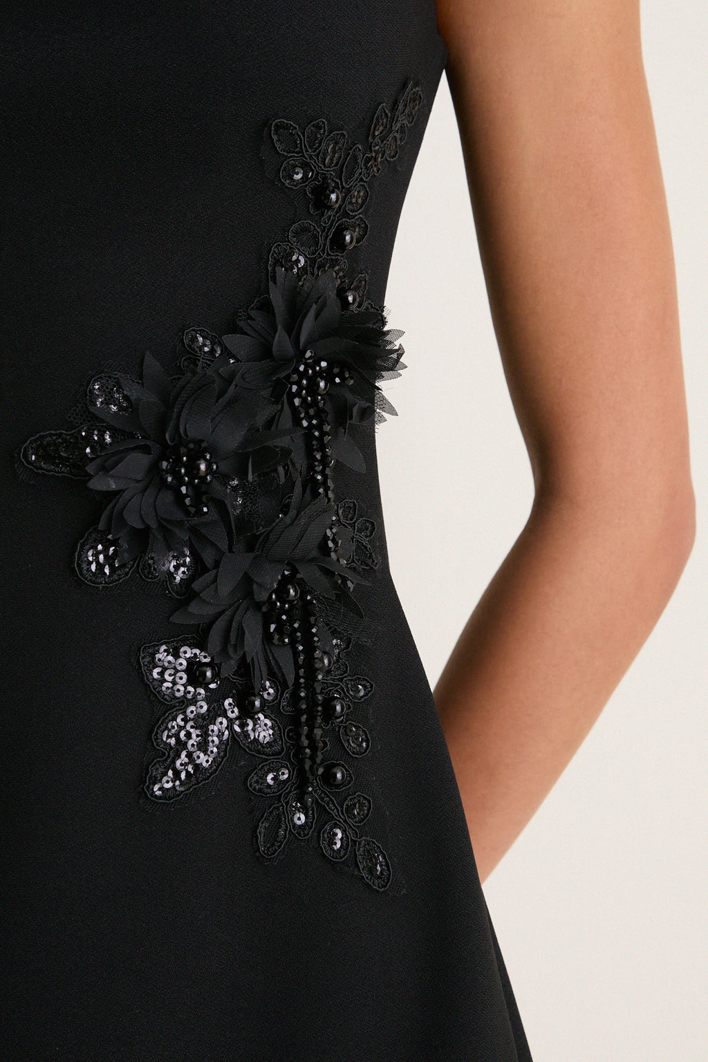 Black Zinelle Mini Dress