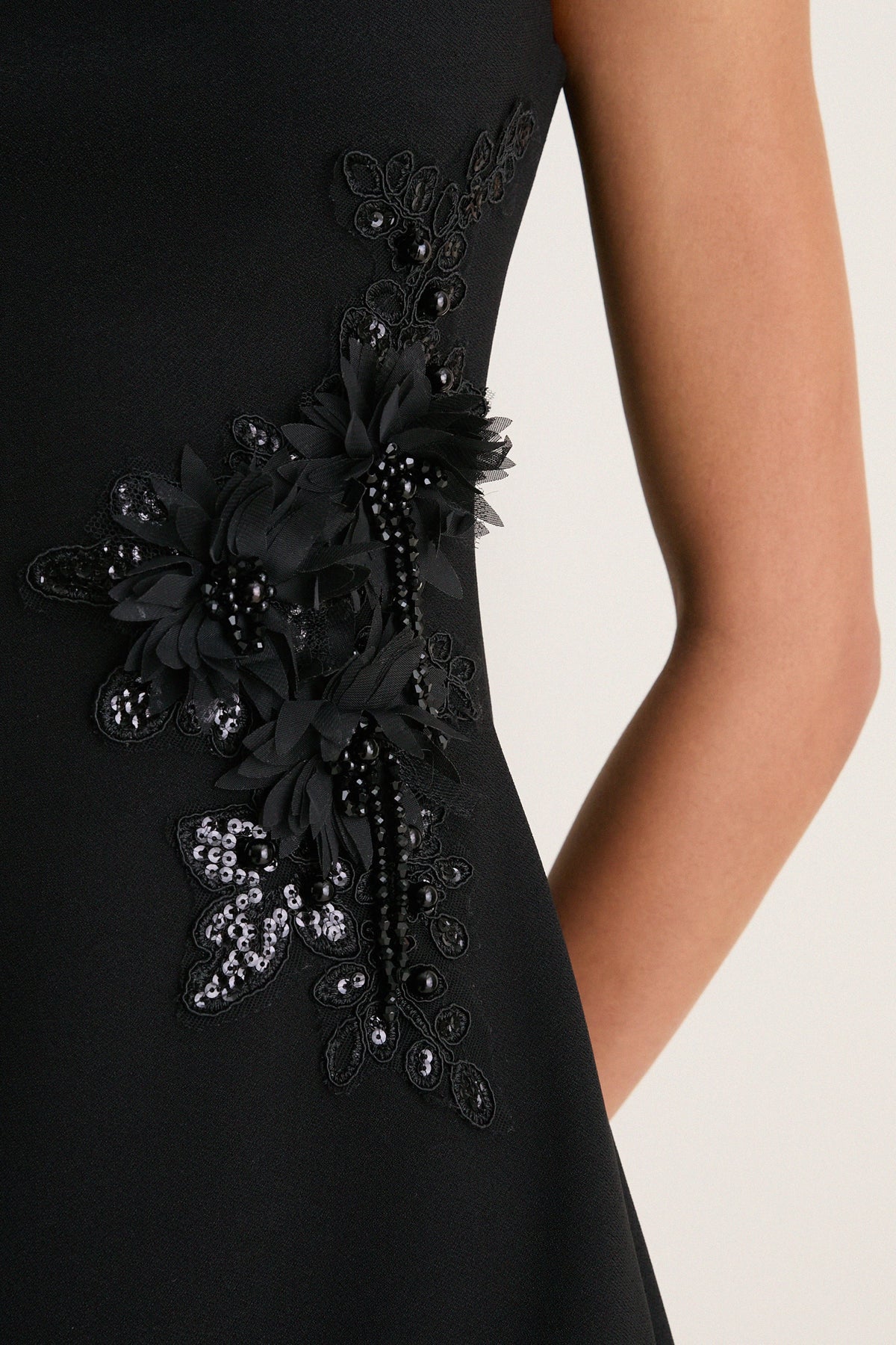 Black Zinelle Mini Dress