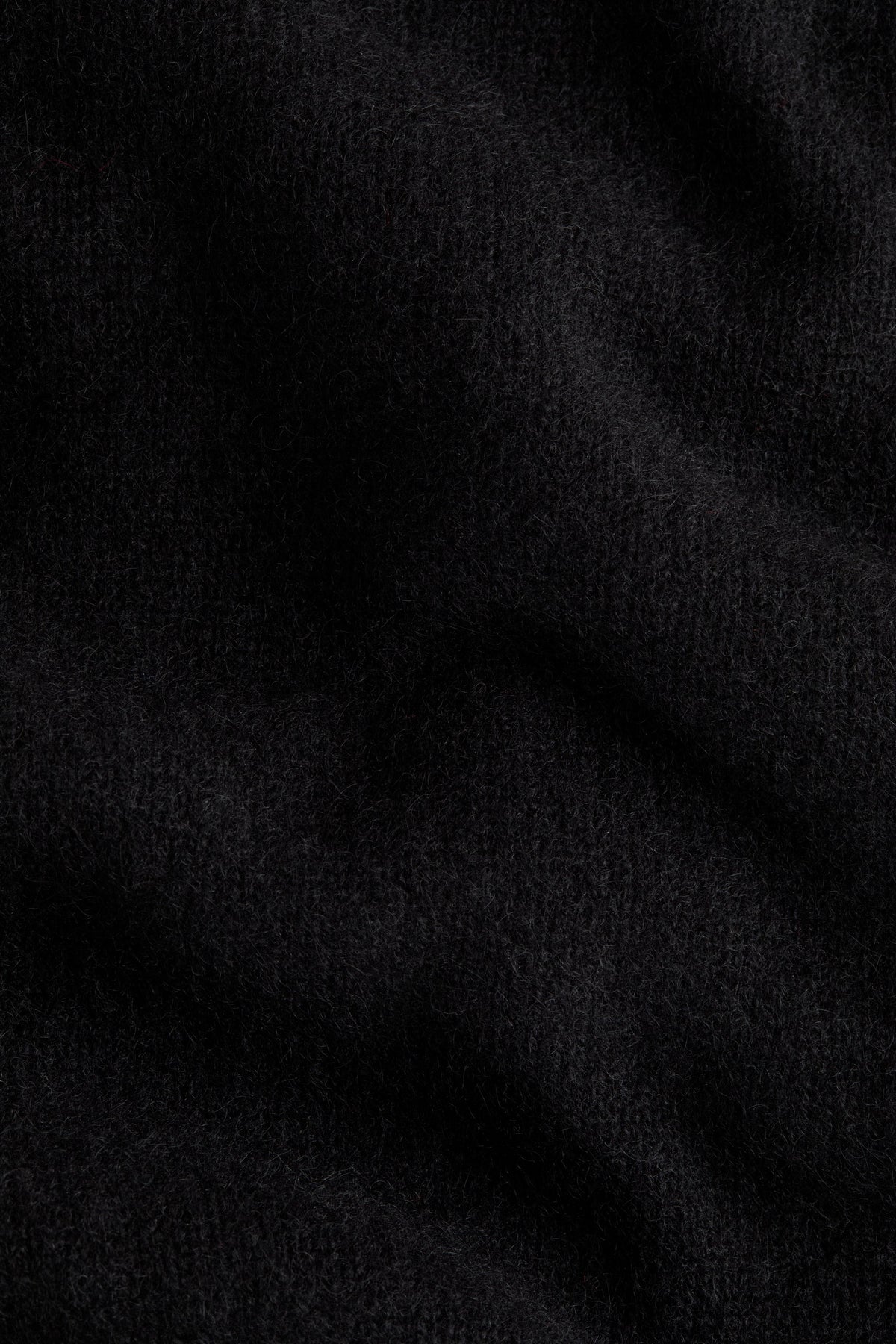 Black Large Cashmere Triangle Scarf