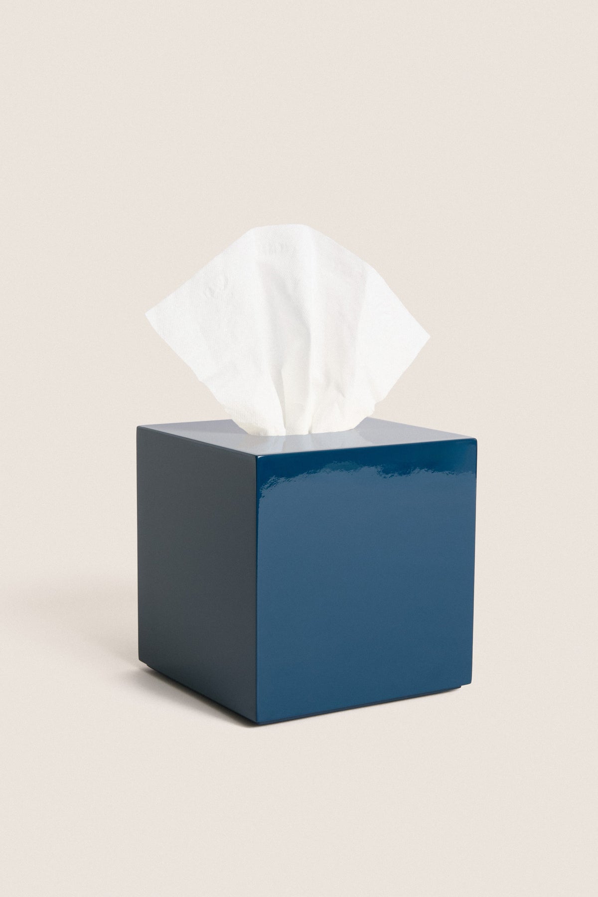 Blue Tissue Box Cover