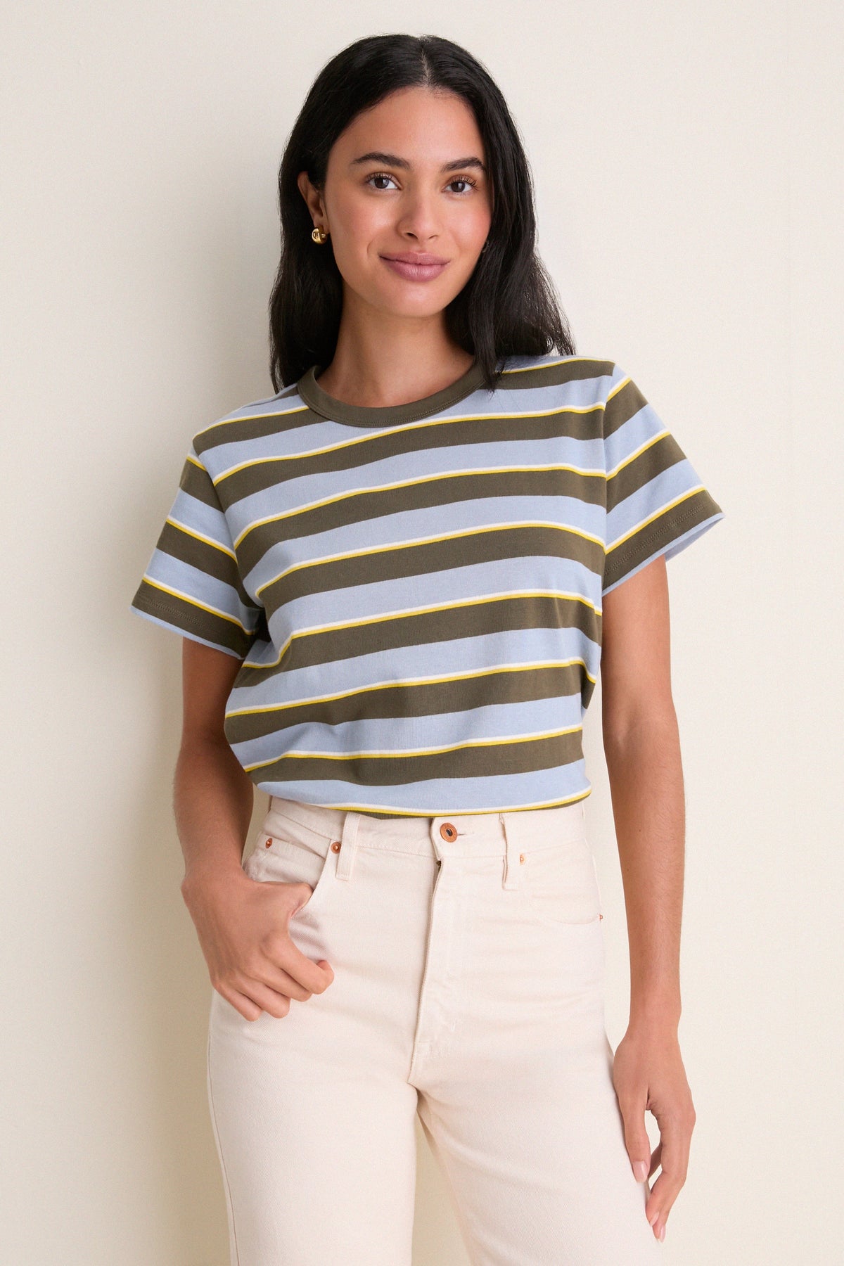 Bluebook Stripe Parker Classic Tee