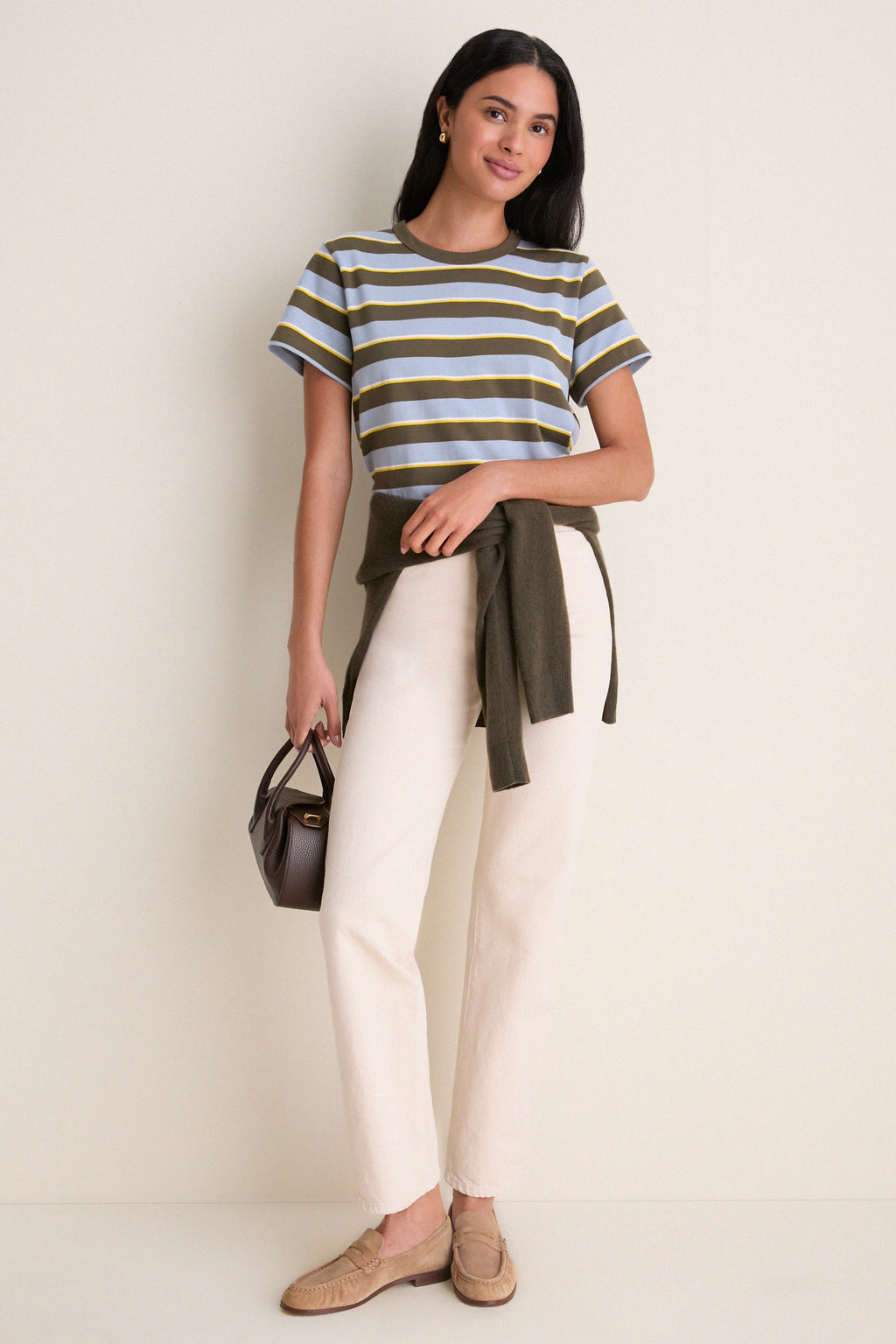 Bluebook Stripe Parker Classic Tee
