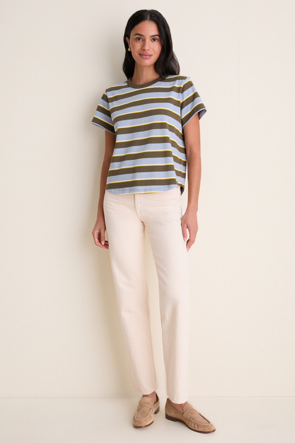 Bluebook Stripe Parker Classic Tee