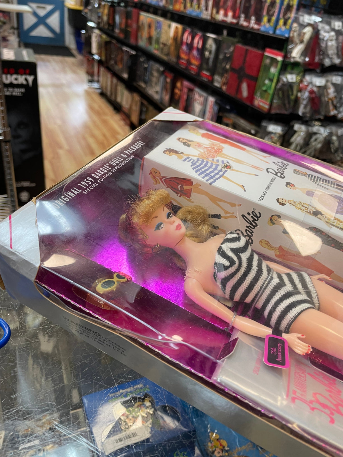 35th Anniversary Blonde #11590 (Vintage Barbie, Mattel) **SEALED**