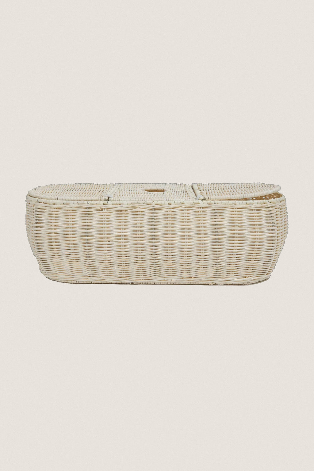 3 Part Tissue Basket in Rattan