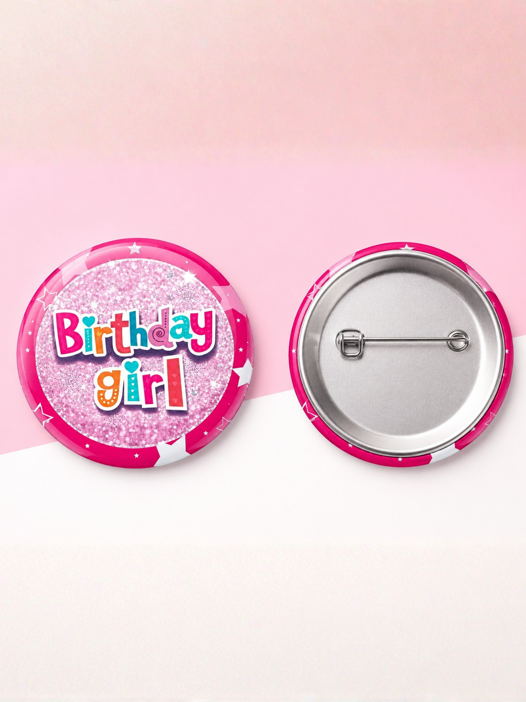 Birthday Girl Sparkle Celebration Pin