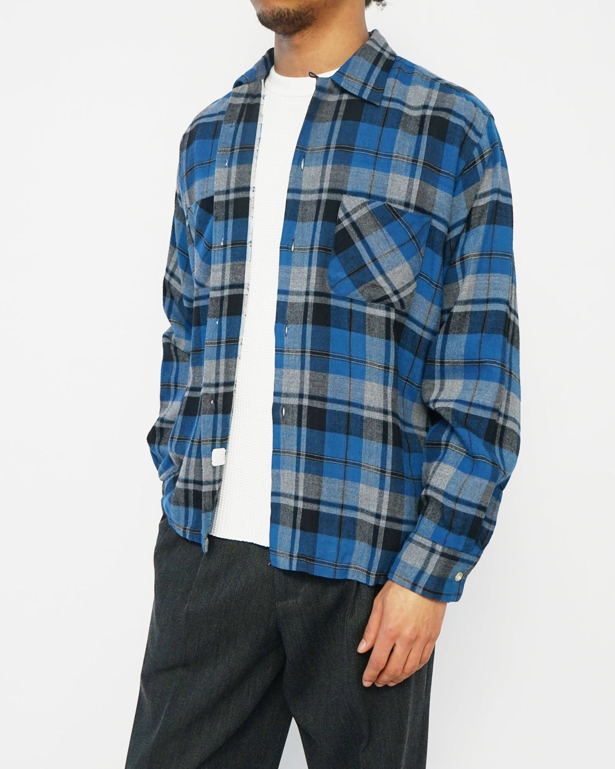 1950's Plaid Rayon Shirt