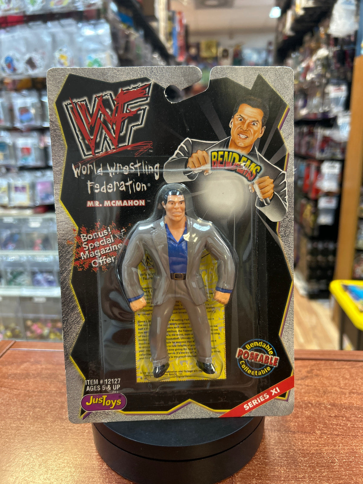 Mr. Mcmahon (Vintage WWF, JusToys) **SEALED**