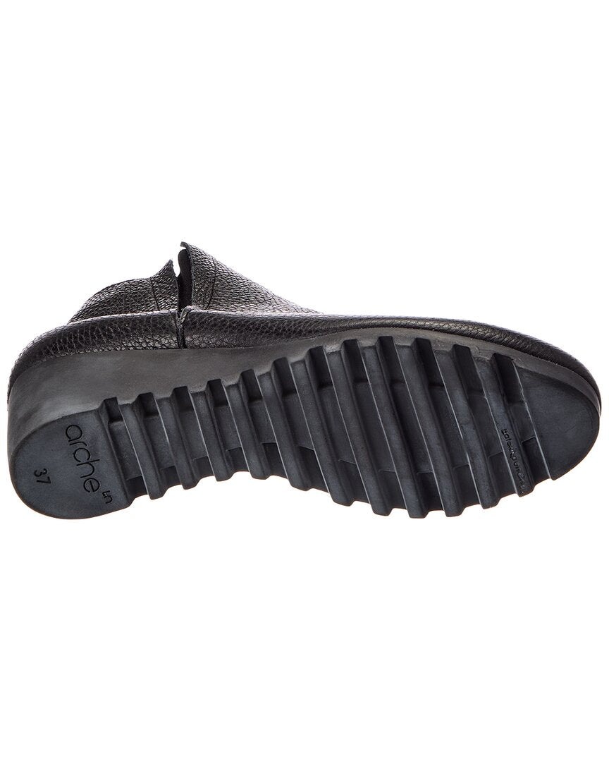 Arche Larkya Leather Wedge Bootie