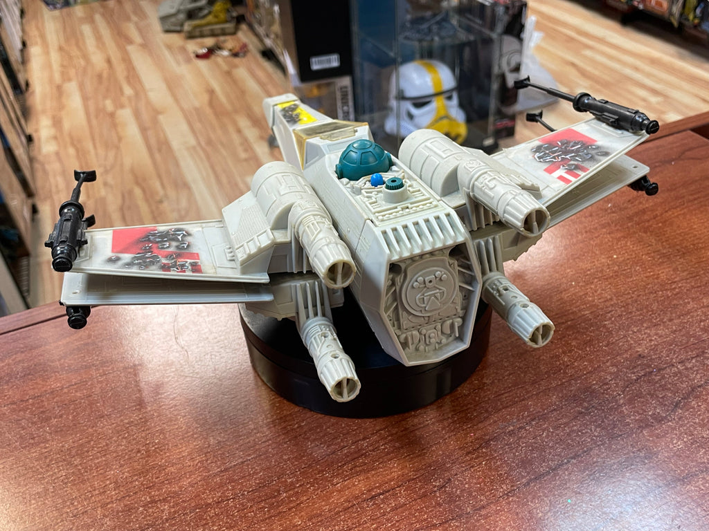 Battle Damage X-Wing Fighter With Stickers (Vintage Star Wars ESB, Kenner)