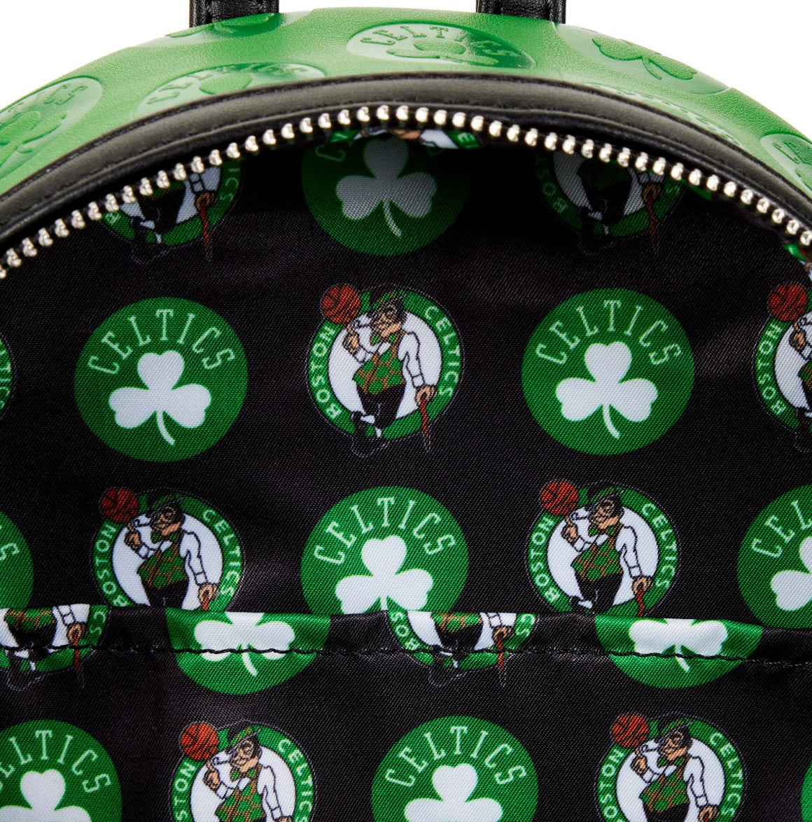 NBA Boston Celtics Debossed Logo Mini Sports Backpack by Loungefly