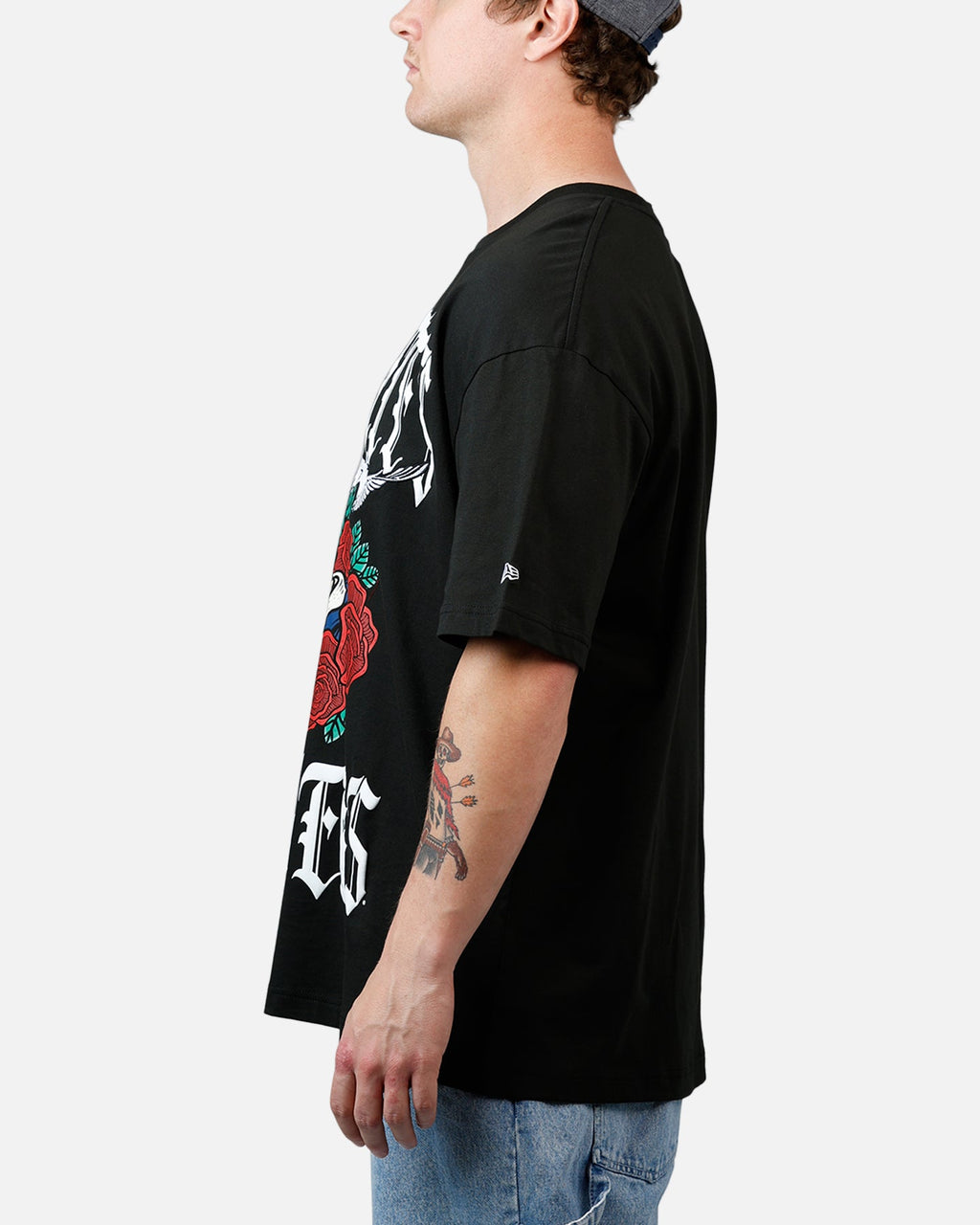 New Era Los Angeles Dodgers Praying Hands T-Shirt Black