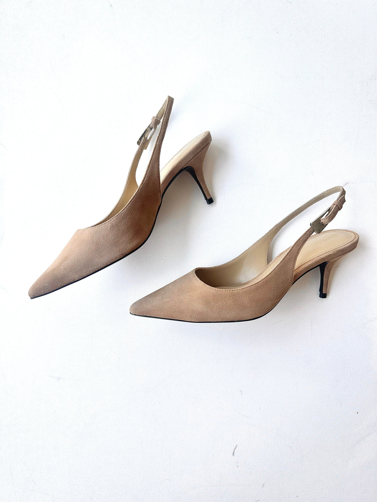 Black Suede Studio Branca Heel