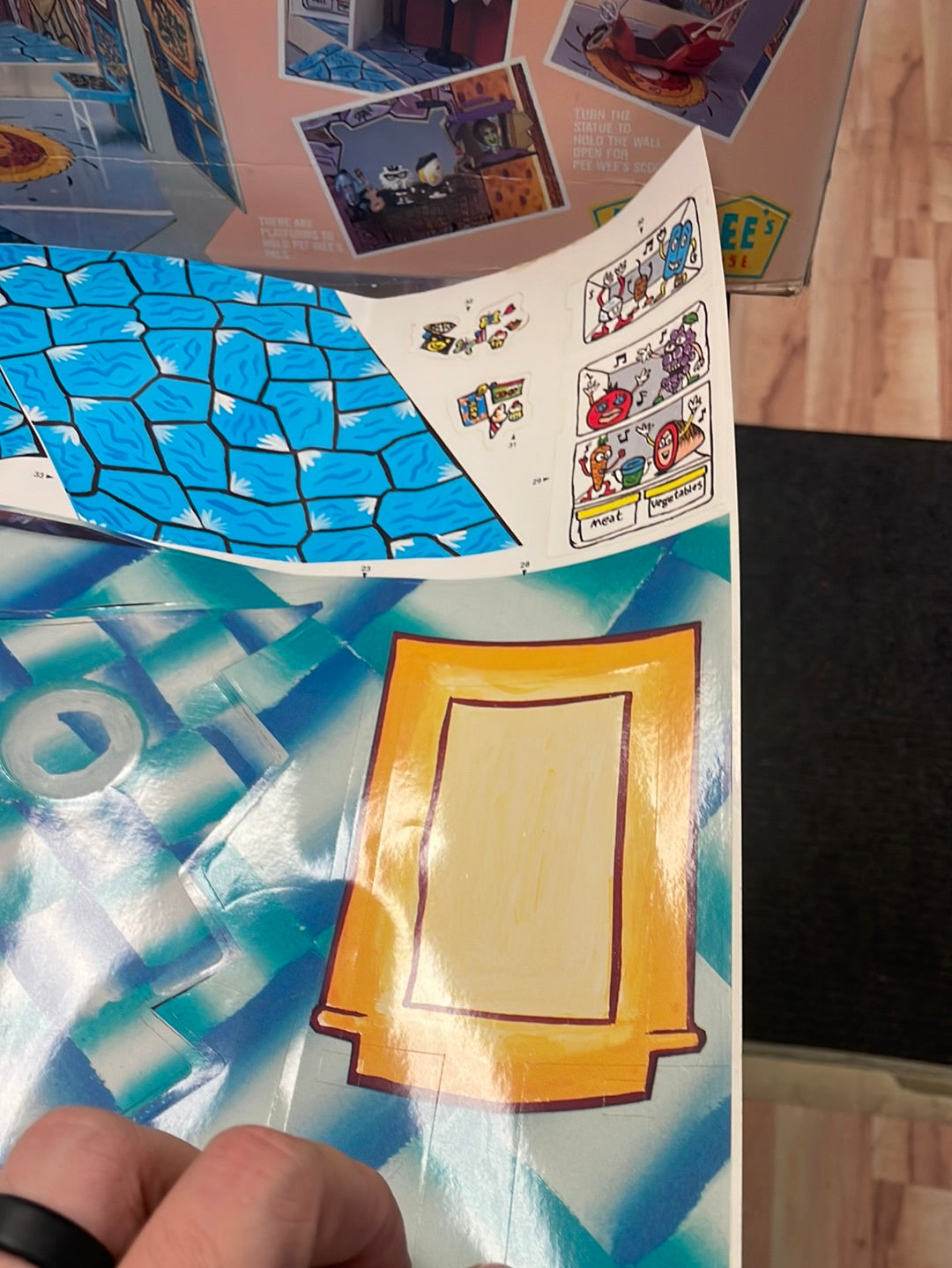 Pee Wee’s Playhouse (Matchbox, Vintage Pee Wee Herman) Unused Contents