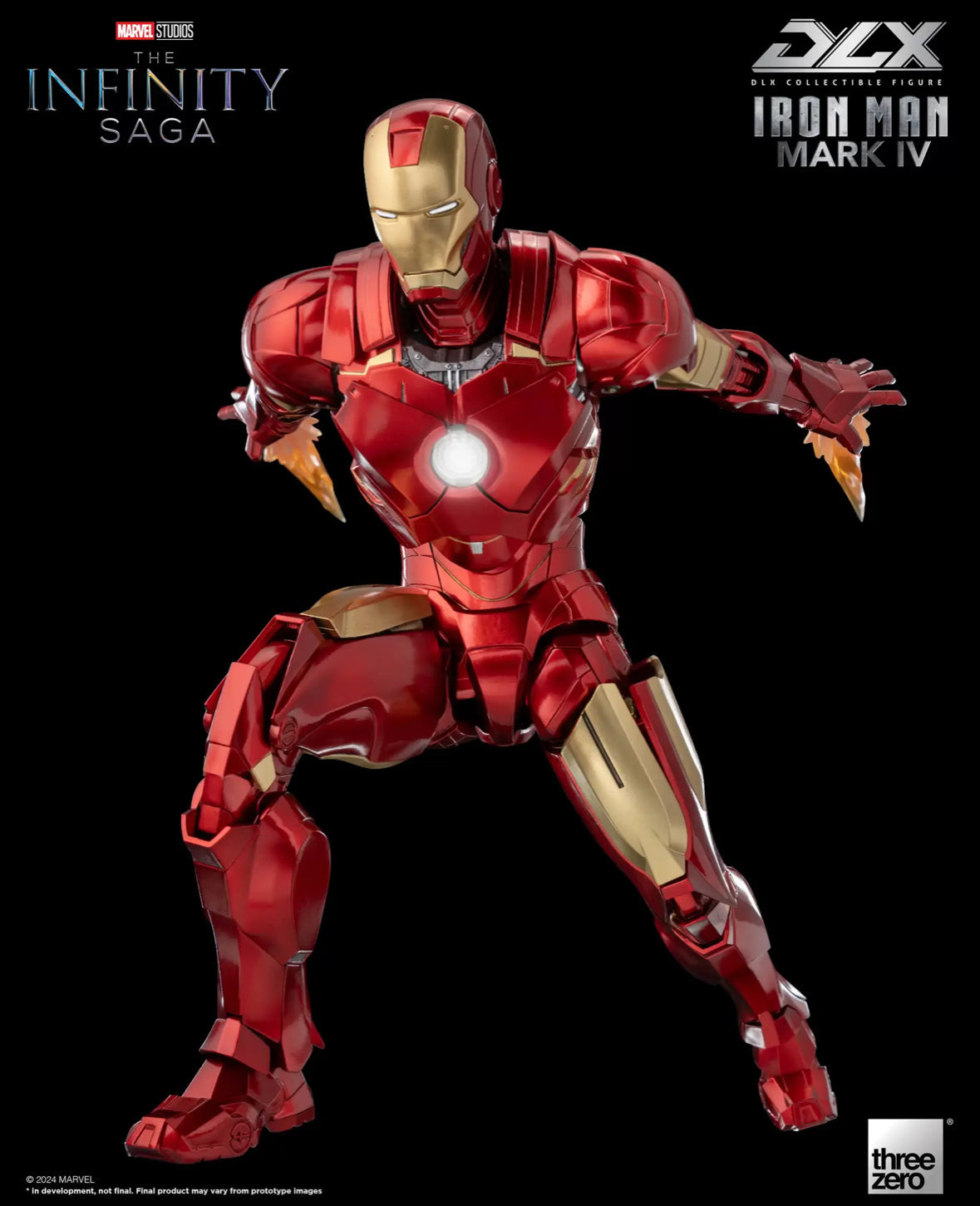 The Infinity Saga DLX Iron Man Mark IV Marvel 1/12 Scale by ThreeZero