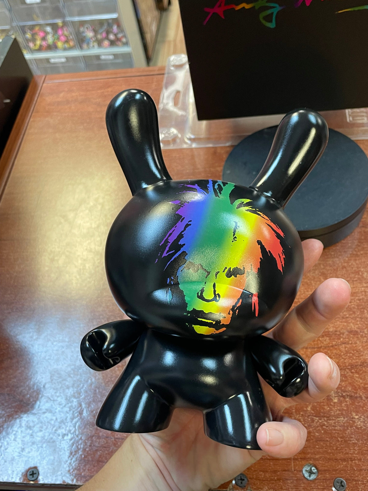 Andy Warhol Fright Wig Self-Portrait 8" (KidRobot, Masterpiece Dunny) OPEN BOX