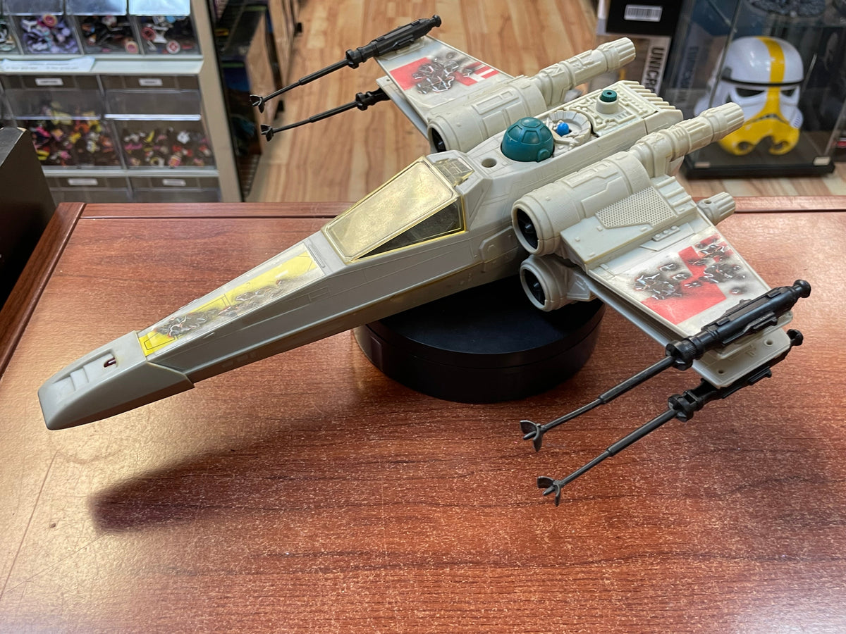 Battle Damage X-Wing Fighter With Stickers (Vintage Star Wars ESB, Kenner)