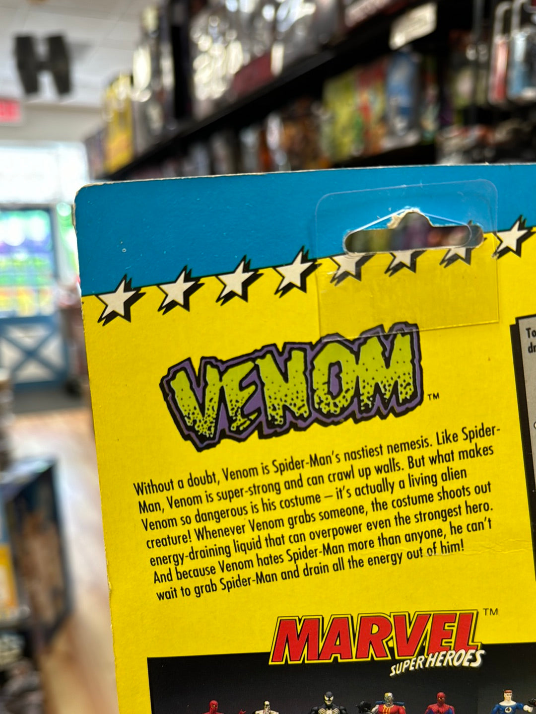 Squirt Alien Venom (Vintage Marvel Superheroes, ToyBiz) Sealed