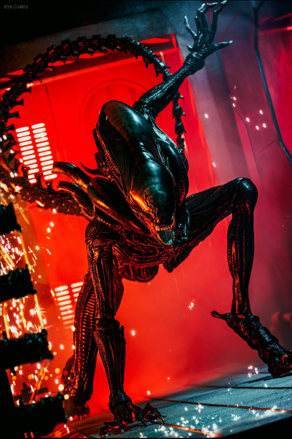 READY🔥Hot Toys MMS784 Alien: Romulus 1/6th scale Scorched Xenomorph Collectible Figure