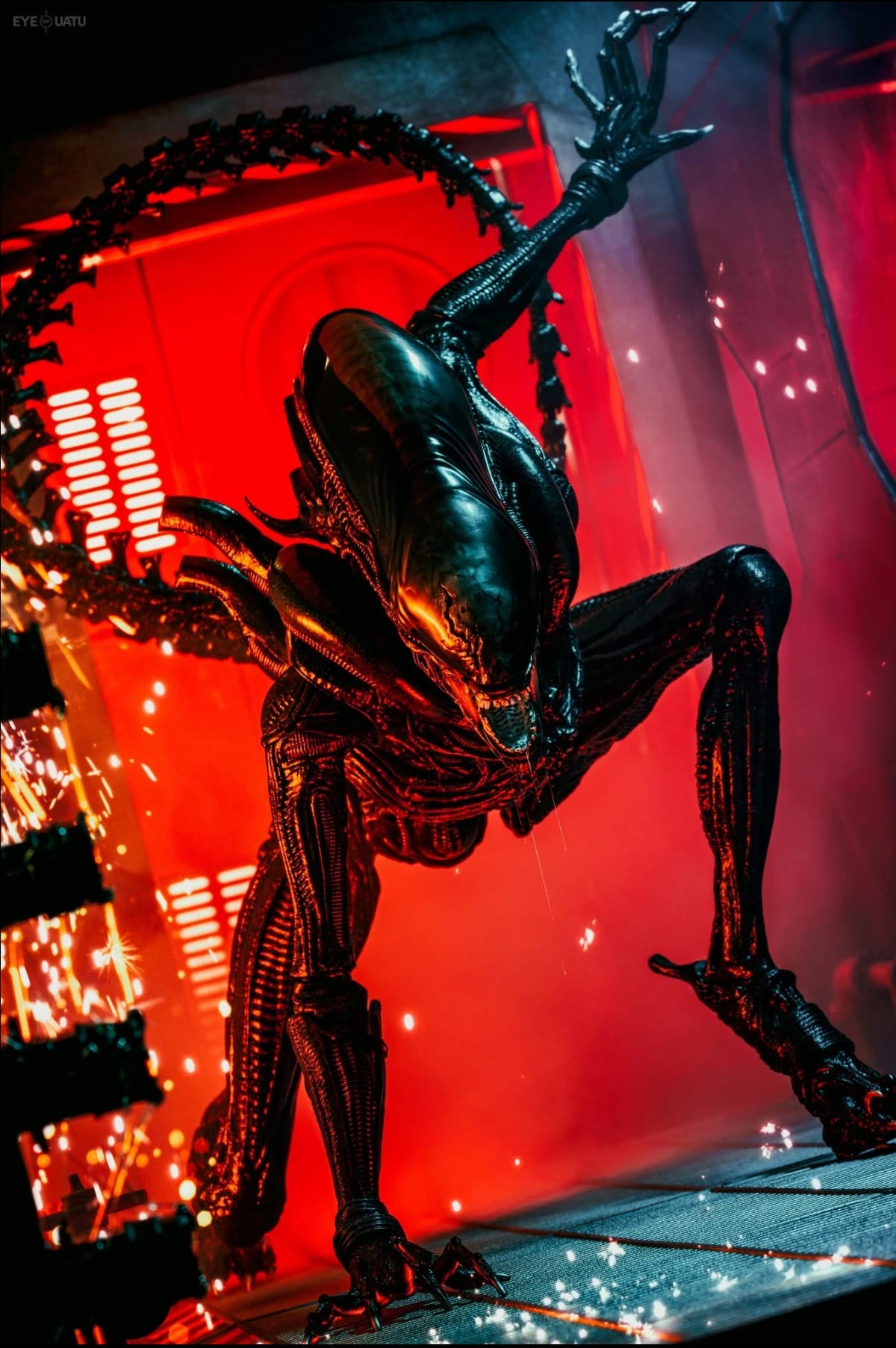 READY🔥Hot Toys MMS784 Alien: Romulus 1/6th scale Scorched Xenomorph Collectible Figure