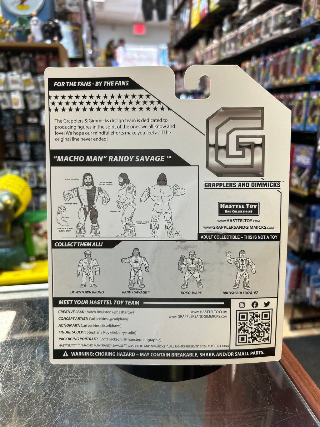 Macho Man Gold (Grapplers & Gimmicks WWF, Hasttel Toys)