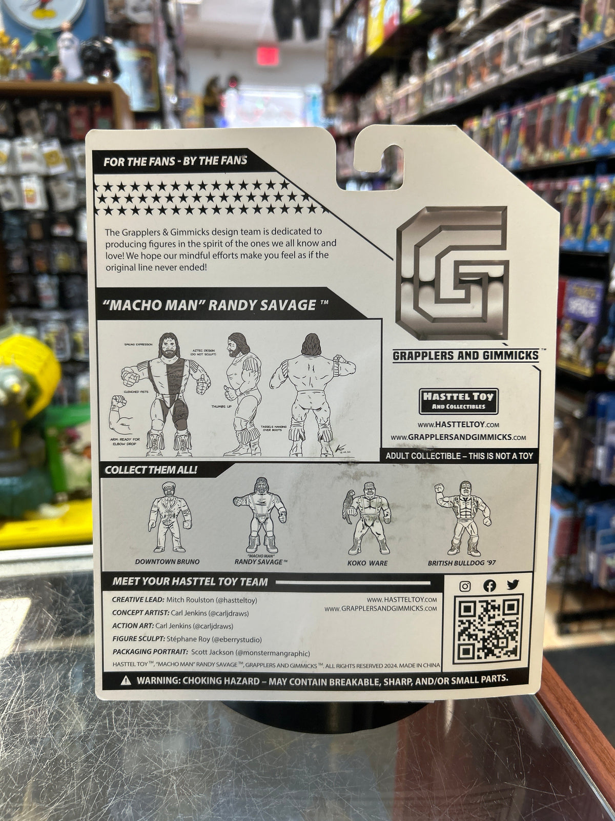 Macho Man Gold (Grapplers & Gimmicks WWF, Hasttel Toys)