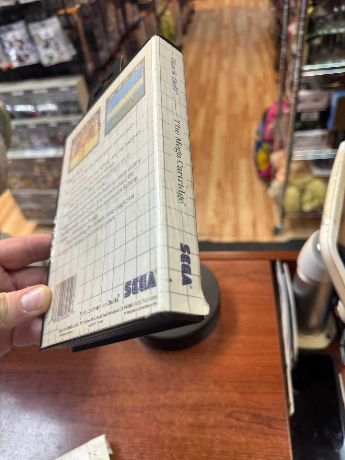 Black Belt with Box & Manual (Vintage Sega Master System, Video Game)