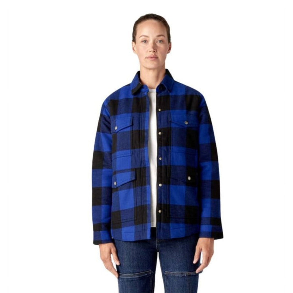 Dickies Sherpa Lined Flannel Chore Coat – Women's